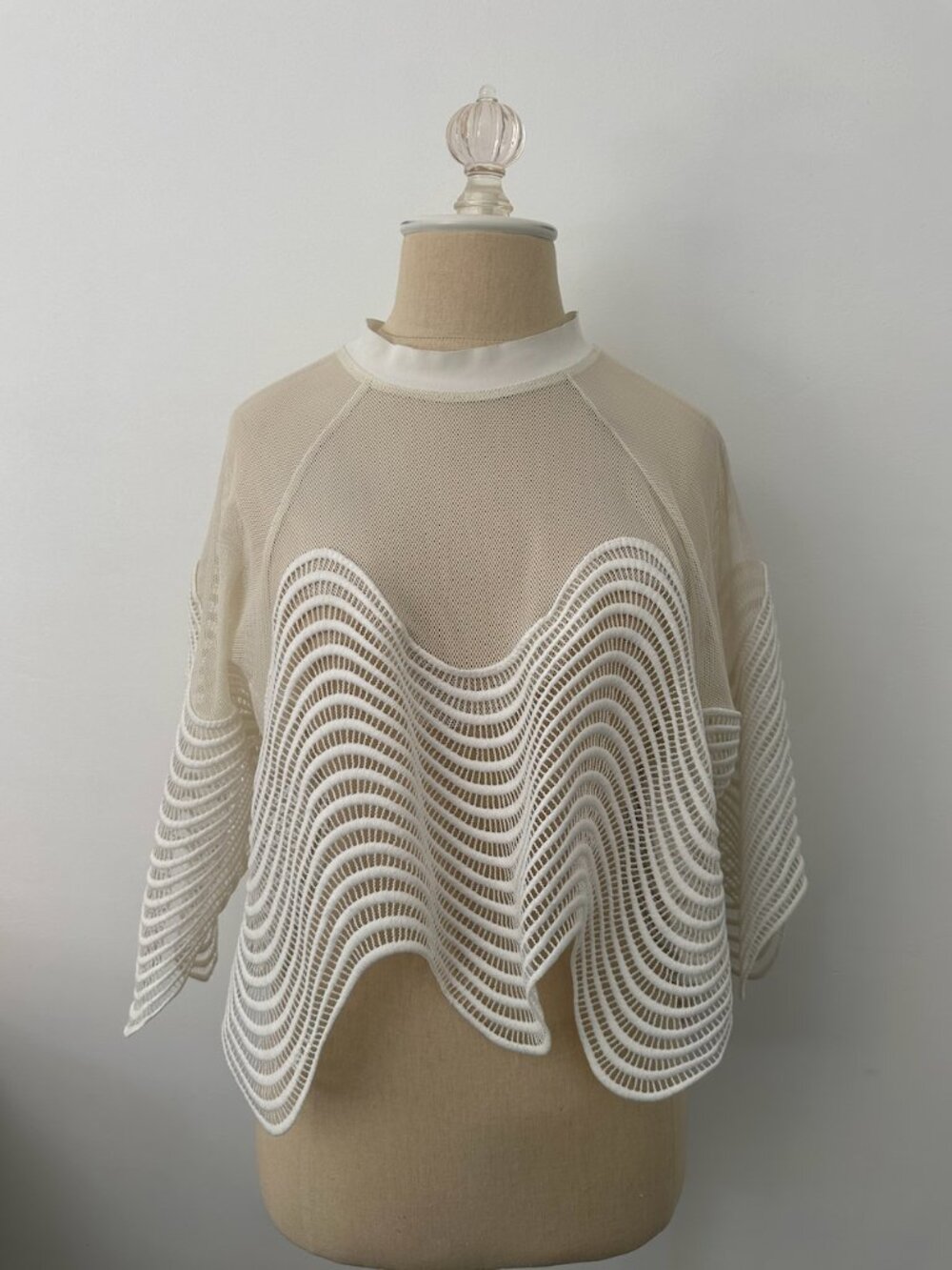Iris Van Herpen Inspired White Top